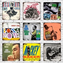 Brazil Bossa Nova Vinyl Record Metal Tin Sign Collection, Brazilian 50s ... - $18.75