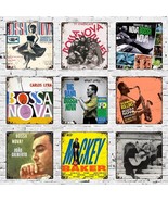 Brazil Bossa Nova Vinyl Record Metal Tin Sign Collection, Brazilian 50s ... - €15,91 EUR