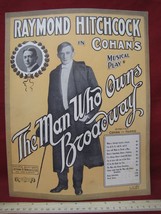 Antique Vintage Sheet Music The Man Who Owns Broadway #88 - £19.56 GBP