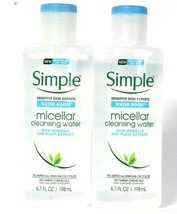 2 Simple 6.7Oz Water Boost Micellar Cleansing Water With Mineral &amp; Plant Extract - £15.17 GBP