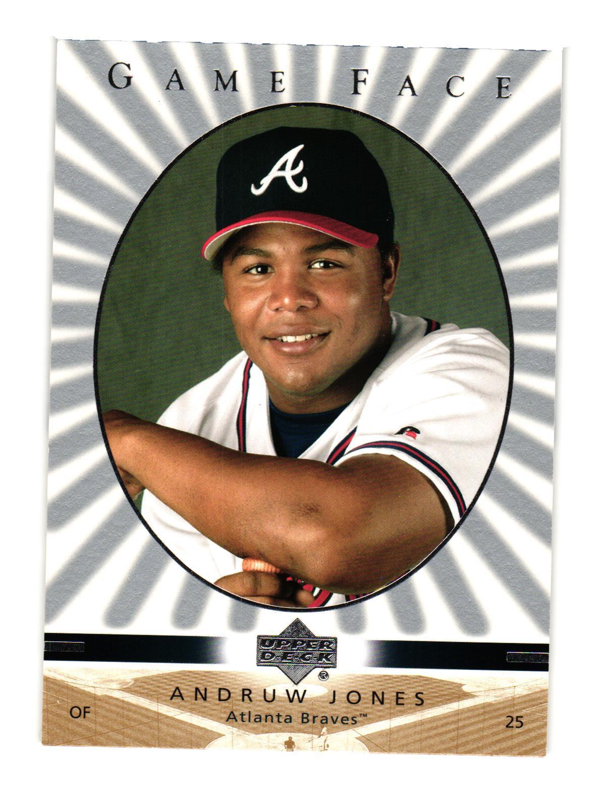 Primary image for 2003 Upper Deck Game Face #10 Andruw Jones Atlanta Braves