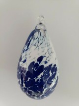 Vintage Hand Blown Stained Glass Egg Ornament Rare Find PB160/28 - $22.99