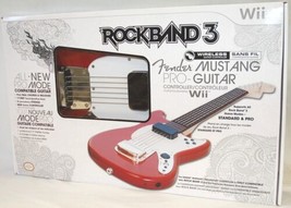 NEW Mad Catz Rock Band 3 Wii-U Wireless Fender Mustang Pro Guitar SU0-RB3 96563 - £85.11 GBP