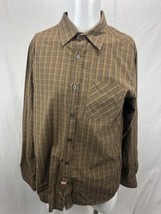 The North Face Men Shirt Lightweight Long Sleeve Button Up Plaid Hiking Large L - £11.61 GBP