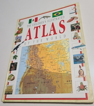1996 THE CHILDREN&#39;S ILLUSTRATED ATLAS OF THE WORLD By Madgwick Wendy - H... - $18.99