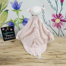 Angel Dear Pink White Sleeping Lamb Baby Lovey Super Soft Plush Security... - $8.60