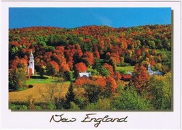 Postcard Autumn Colors New England - £2.38 GBP