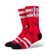 Stance x NBA Houston Rockets Dyed Tie-Dye Socks A556C21ROC Red Harden Large - £13.95 GBP