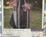 June Tailor Weekender Bag Sewing Kit - Easy Skill Level - Gray Black - $18.80