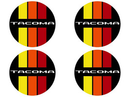 Toyota Tacoma  - Set of 4 Metal Stickers for Wheel Center Caps Logo Badges Rims - $24.90+