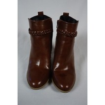 American Eagle Chunky Platform Boots Y2K Faux Brown Leather Size US 7 - $17.66