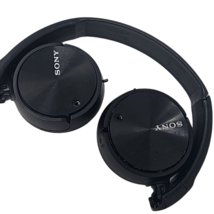 Sony Headphones MDR-ZX110NC  Noise Cancelling Wired Headset On-Ear  Black READ - £10.06 GBP