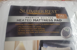 Slumber Rest Premium Electric Full Mattress Pad - £85.25 GBP