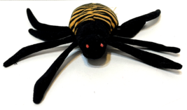 Vintage 1996 TY Beanie Babies Plush Spinner the Spider Halloween Stuffed Animal - £8.48 GBP