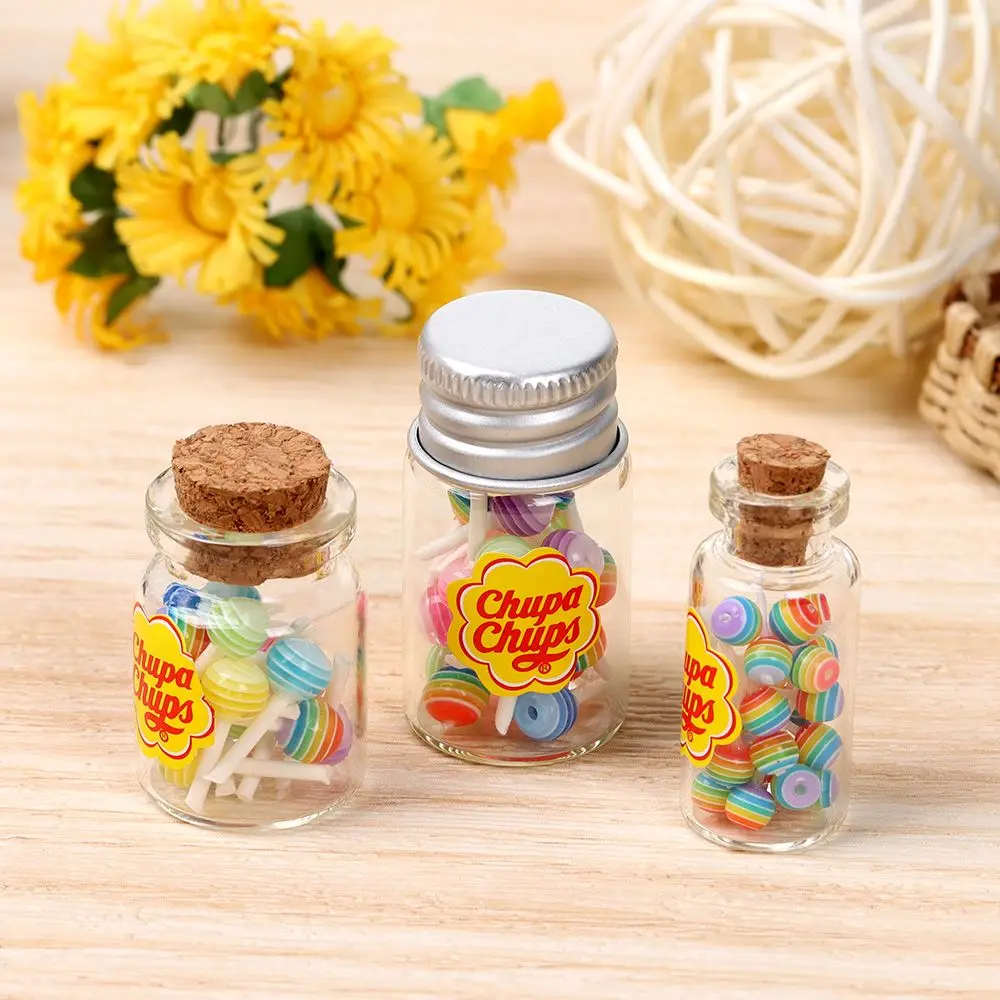 1/12 Scale Miniature Food Simulation Mini Lollipops With Case Holder Candy For - £6.54 GBP+