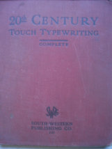 20th Century Touch Typing, written by D.D. Lessenberry, B.S. in Economic... - $20.00