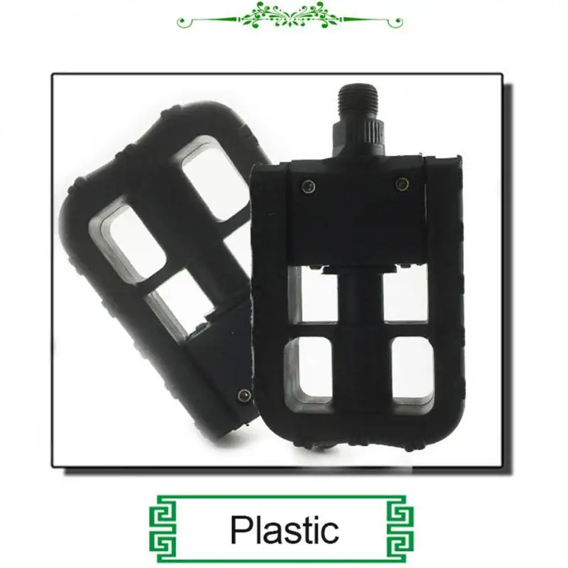 A Pair Of Bike Pedals Plastic Alloy Ultralight 9/16 Inch Flat Mountain Bicycle S - £144.45 GBP