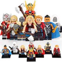 8pcs Thor Mighty Thor Jane Foster Gorr Star-Lord Korg Valkyrie Minifigures - £16.50 GBP
