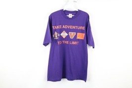 Vtg 90s Mens Large Boy Scouts of America Take Adventure To the Limit T-Shirt USA - £27.06 GBP