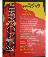 How to Play Harmonica Instantly by Marcos. vintage 1985 Harp&#39;n Music Com... - $13.84 CAD