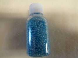 Bottle of Seed Beads 1.5 oz (new) Caribbean Blue - £3.90 GBP