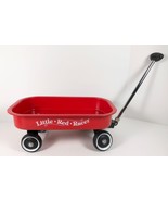Vintage Little Red Racer Metal Wagon Small Pull Toy Decor 12.5”X 7.5”X 5” - £12.65 GBP