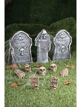 Forum Novelties 12-Piece Cemetery Kit, Multicolored - £104.58 GBP
