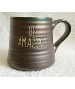 La Rochelle Coffee Cup Mug BE AMAZING Iridescent NICE Stoneware - £13.43 GBP