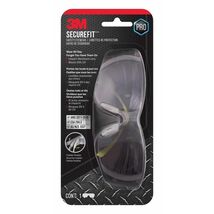 3M SecureFit Anti-Fog Safety Glasses Mirror Lens Black/Green Frame - $12.95