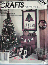 Pattern 3279 Christmas Tree Skirt, Advent Calender &amp; Decorations - £5.58 GBP