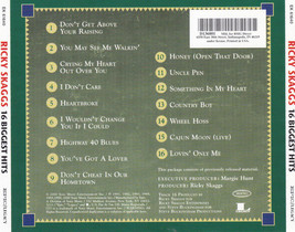 Ricky Skaggs - 16 Biggest Hits (CD) (VG+) - £2.23 GBP