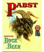 Vintage Pabst Bock Bear Lithograph Table Topper - £13.25 GBP