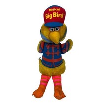Vintage Knickerbocker Sesame Street musical Big Bird Plush 11&quot; U35 - £7.45 GBP