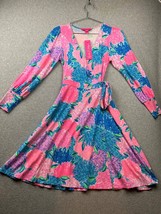 Lilly Pulitzer Rosalinda Wrap Dress Women Size XXS Summer Tropical Vacation New - £74.77 GBP