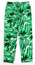 Zac &amp; Rachel Green &amp; White Print Drawstring Casual Pants Women&#39;s NWT - $59.99