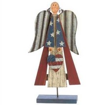 Patriotic Weathered Country Angel - £12.61 GBP