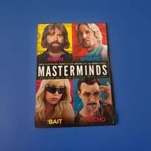 Masterminds - DVD - Starring Owen Wilson &amp; Zach Galifianakis 2016 - $3.99