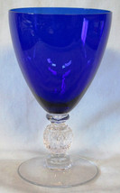 Cambridge Cobalt Aurora Water Goblet Stem - £15.45 GBP