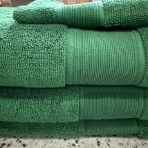 LAUREN RALPH LAUREN SANDERS 1pc SOLID GREEN BODY SHEET WASH CLOTH NWT. $... - $42.27