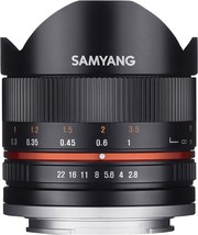 Samyang 8Mm F2.8 Umc Fisheye Ii (Black) Lens For Sony E-Mount (Nex) Came... - $388.96