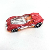 Hot Wheels Race Car CUL8R All Stars #8 Bright Red Orange Rare Diecast Toy 2003  - £6.36 GBP