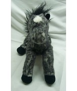 Aurora SOFT GRAY &amp; BLACK SPECKLED HORSE 12&quot; Plush STUFFED ANIMAL Toy - $19.80