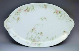 GDA Ch Field Haviland Limoges France Platter Porcelain Pink Flowers Vanity Tray - £19.38 GBP