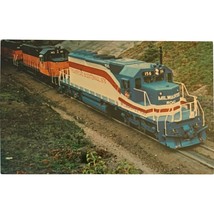 Vintage Postcard TRAIN; Milwaukee Road&#39;s SD40-Z Diesel Number 156 - £7.71 GBP