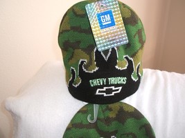 Chevy Trucks Camo Knit Beanie Hat, new w/tags - $20.00