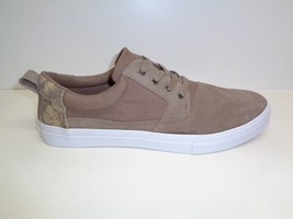 Toms Size 13 VALDEZ Desert Taupe Canvas Suede Fashion Sneakers New Mens ... - $98.01
