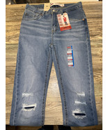 Levi&#39;s Boys&#39; 510 Skinny Fit Everyday Performance Jeans - Blue 16. Distre... - $413.96 MXN