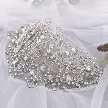 Wedding Bridal Headpiece Crystal Rhinestone Headband Bridal Tiara Crown  Bride H - £55.96 GBP