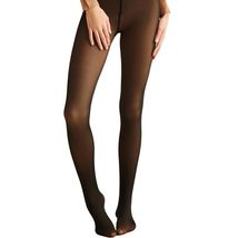 AWS/American Made Fleece Lined Pantyhose for Women Thermal Sheer Legging... - £7.82 GBP