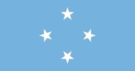 Country Flag of Federated States of Micronesia Vinyl Decal Sticker UV &amp; ... - $109.97 MXN
